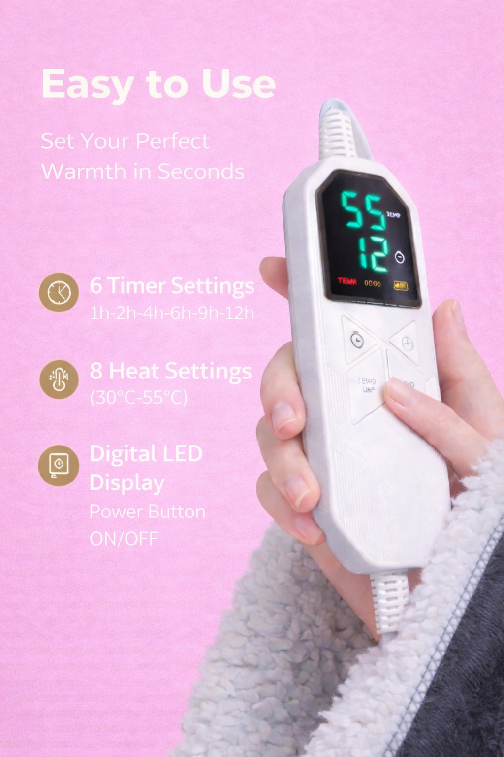 ThermaHugCo - Wearable Heated Blanket